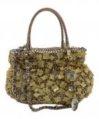 ANTEPRIMAアンテプリマ）の古着「FIORI PERLATI（フィオーリ ペルラーティ）ハンドバッグ」｜イエロー