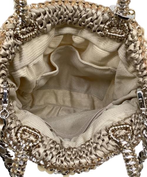 ANTEPRIMA（アンテプリマ）ANTEPRIMA (アンテプリマ) FIORI PERLATI（フィオーリ ペルラーティ）ハンドバッグ イエローの古着・服飾アイテム