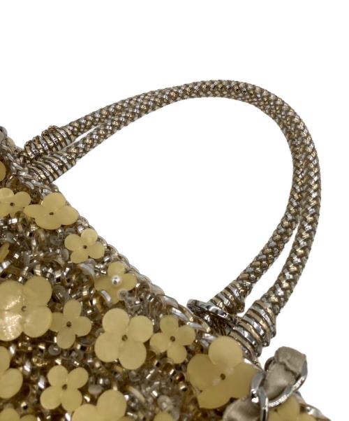 ANTEPRIMA（アンテプリマ）ANTEPRIMA (アンテプリマ) FIORI PERLATI（フィオーリ ペルラーティ）ハンドバッグ イエローの古着・服飾アイテム