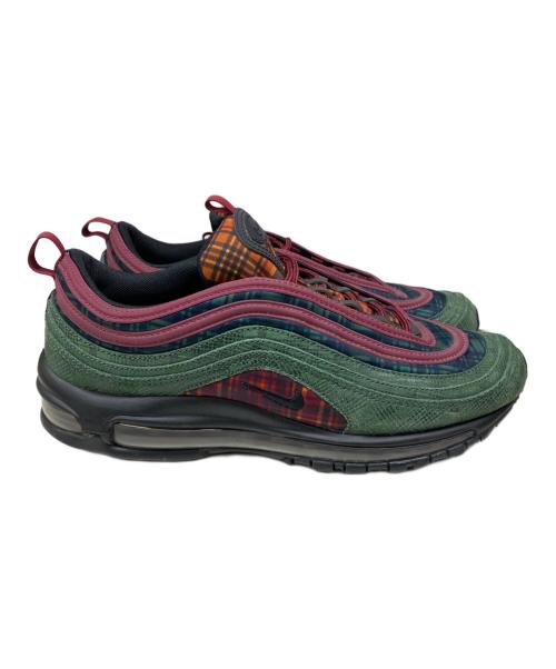 NIKE（ナイキ）NIKE (ナイキ) AIR MAX 97 NRG グリーン×レッド サイズ:US10.5の古着・服飾アイテム