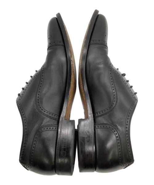 SCOTCH GRAIN（スコッチグレイン）SCOTCH GRAIN (スコッチグレイン) セミブローグシューズ ブラック サイズ:24.5EEEの古着・服飾アイテム