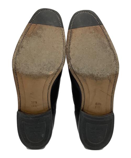 SCOTCH GRAIN（スコッチグレイン）SCOTCH GRAIN (スコッチグレイン) セミブローグシューズ ブラック サイズ:24.5EEEの古着・服飾アイテム