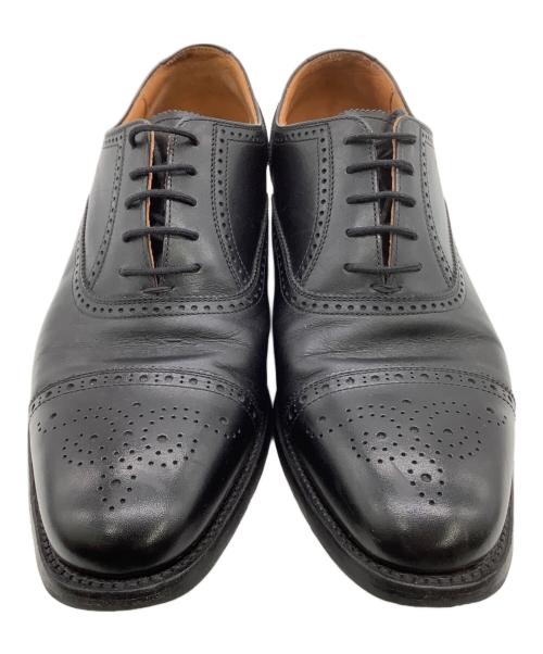 SCOTCH GRAIN（スコッチグレイン）SCOTCH GRAIN (スコッチグレイン) セミブローグシューズ ブラック サイズ:24.5EEEの古着・服飾アイテム