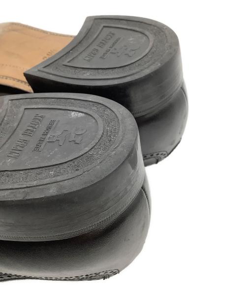 SCOTCH GRAIN（スコッチグレイン）SCOTCH GRAIN (スコッチグレイン) セミブローグシューズ ブラック サイズ:24.5EEEの古着・服飾アイテム