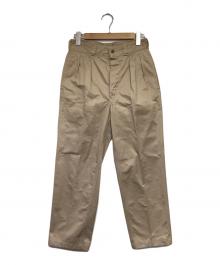 SCYEBASICS（サイベーシックス）の古着「サンホアキンチノパンツ」｜ベージュ