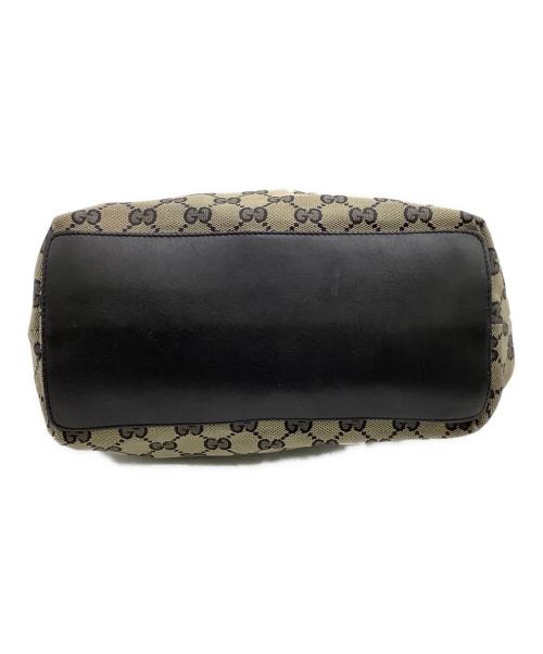 GUCCI（グッチ）GUCCI (グッチ) トートバッグ ベージュ×ブラックの古着・服飾アイテム