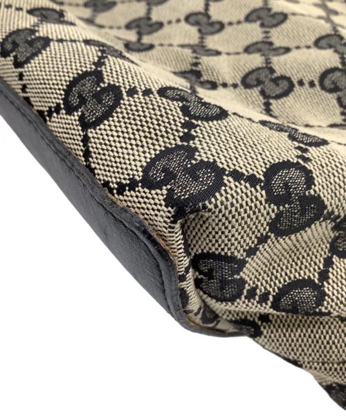 GUCCI（グッチ）GUCCI (グッチ) トートバッグ ベージュ×ブラックの古着・服飾アイテム