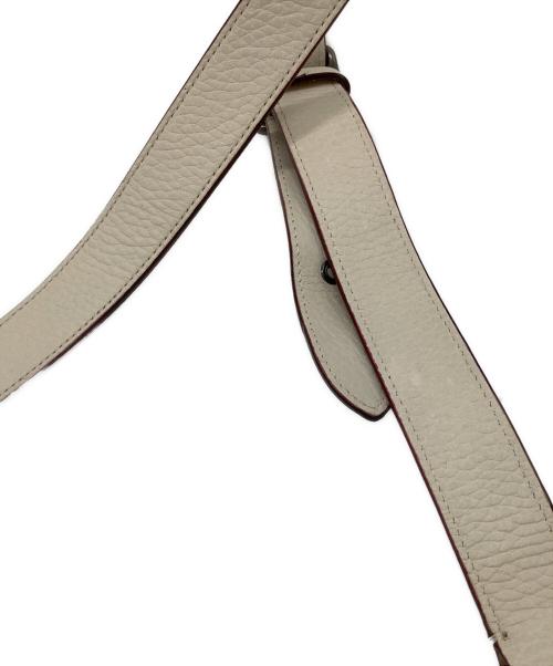 COACH（コーチ）COACH (コーチ) ペイジ27 ウィズ ボーダーリベット ショルダーバッグ アイボリーの古着・服飾アイテム