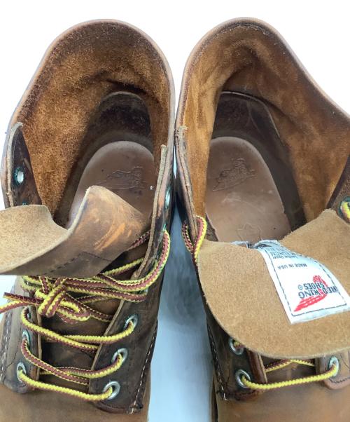 RED WING（レッドウィング）RED WING (レッドウィング) 6-inch classic round（6インチ クラシック ラウンド） ブラウン サイズ:US9の古着・服飾アイテム