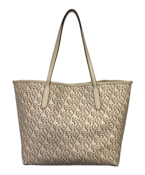 COACH（コーチ）COACH (コーチ) シグネチャー モノグラム シティ トートバッグ アイボリーの古着・服飾アイテム
