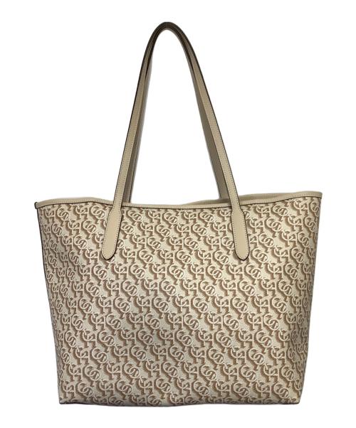 COACH（コーチ）COACH (コーチ) シグネチャー モノグラム シティ トートバッグ アイボリーの古着・服飾アイテム