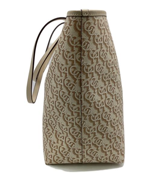 COACH（コーチ）COACH (コーチ) シグネチャー モノグラム シティ トートバッグ アイボリーの古着・服飾アイテム