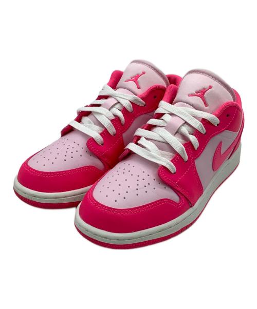 NIKE（ナイキ）NIKE (ナイキ) AIR JORDAN 1 LOW (GS)（エア ジョーダン 1 ロー グレードスクール） ピンク サイズ:23㎝の古着・服飾アイテム