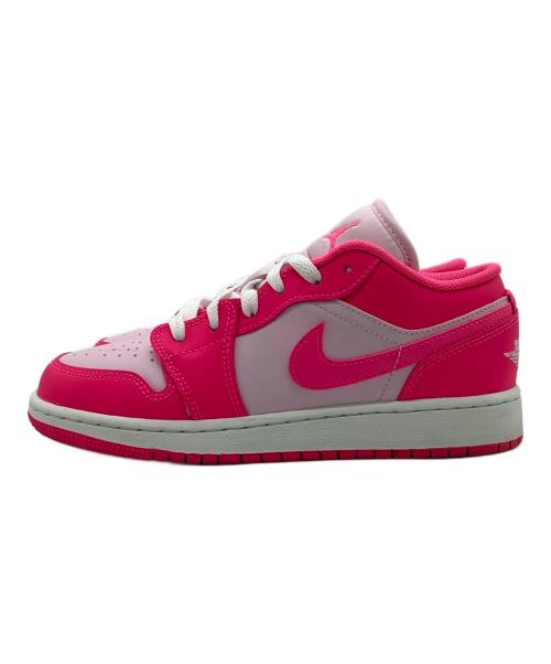 NIKE（ナイキ）NIKE (ナイキ) AIR JORDAN 1 LOW (GS)（エア ジョーダン 1 ロー グレードスクール） ピンク サイズ:23㎝の古着・服飾アイテム