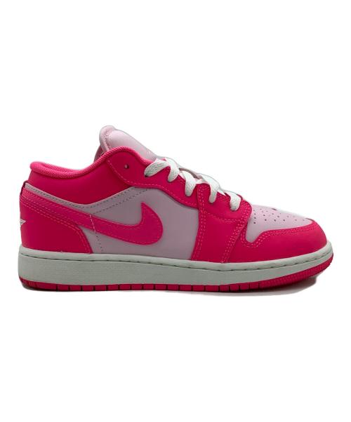 NIKE（ナイキ）NIKE (ナイキ) AIR JORDAN 1 LOW (GS)（エア ジョーダン 1 ロー グレードスクール） ピンク サイズ:23㎝の古着・服飾アイテム