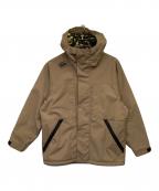 Canterburyカンタベリー）の古着「2レイヤー トランスファー フーディー」｜ブラウン