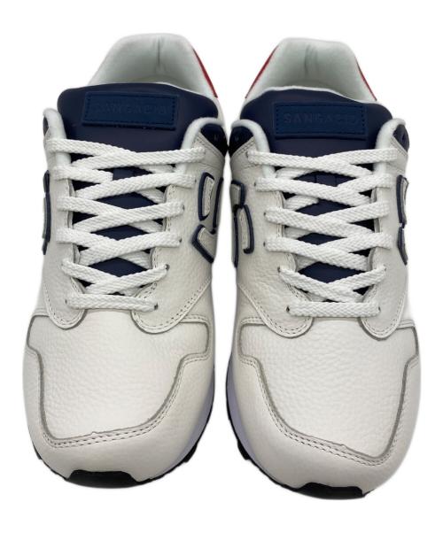 Sangacio（サンガッチョ）Sangacio (サンガッチョ) にゅ～ず (ニューズ) にゅ～ず ホワイト×ブラウン サイズ:8 未使用品の古着・服飾アイテム