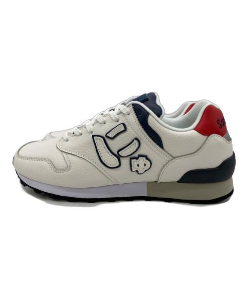 Sangacio（サンガッチョ）Sangacio (サンガッチョ) にゅ～ず (ニューズ) にゅ～ず ホワイト×ブラウン サイズ:8 未使用品の古着・服飾アイテム