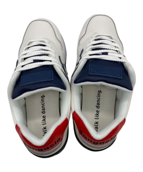 Sangacio（サンガッチョ）Sangacio (サンガッチョ) にゅ～ず (ニューズ) にゅ～ず ホワイト×ブラウン サイズ:8 未使用品の古着・服飾アイテム