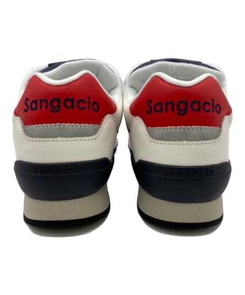 Sangacio（サンガッチョ）Sangacio (サンガッチョ) にゅ～ず (ニューズ) にゅ～ず ホワイト×ブラウン サイズ:8 未使用品の古着・服飾アイテム