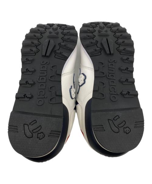 Sangacio（サンガッチョ）Sangacio (サンガッチョ) にゅ～ず (ニューズ) にゅ～ず ホワイト×ブラウン サイズ:8 未使用品の古着・服飾アイテム