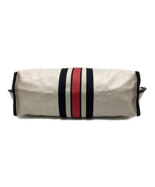 LONGCHAMP（ロンシャン）LONGCHAMP (ロンシャン) トートバッグ アイボリー×レッドの古着・服飾アイテム