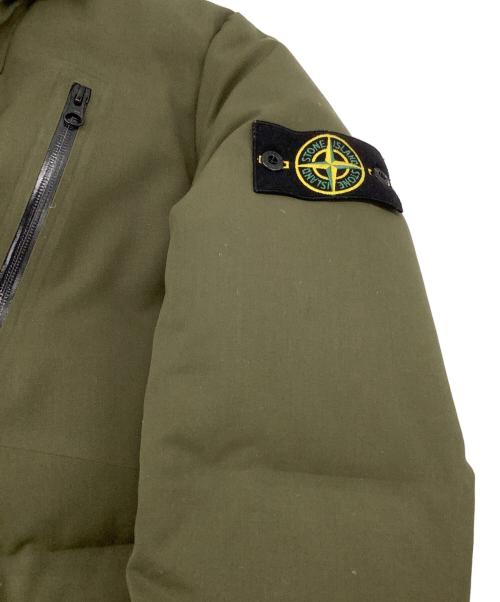 STONE ISLAND（ストーンアイランド）STONE ISLAND (ストーンアイランド) Water Repellent Wool Down Jacke（ウォーター リペレント ウール ダウン ジャケット） オリーブ サイズ:Sの古着・服飾アイテム