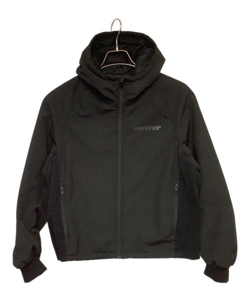 HOUSTON（ヒューストン）HOUSTON (ヒューストン) BLACK KNIGHT M/C（ブラック ナイト モーターサイクル ジャケット） ブラック サイズ:Lの古着・服飾アイテム