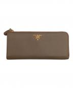 PRADAプラダ）の古着「サフィアーノ 長財布」｜ライトブラウン