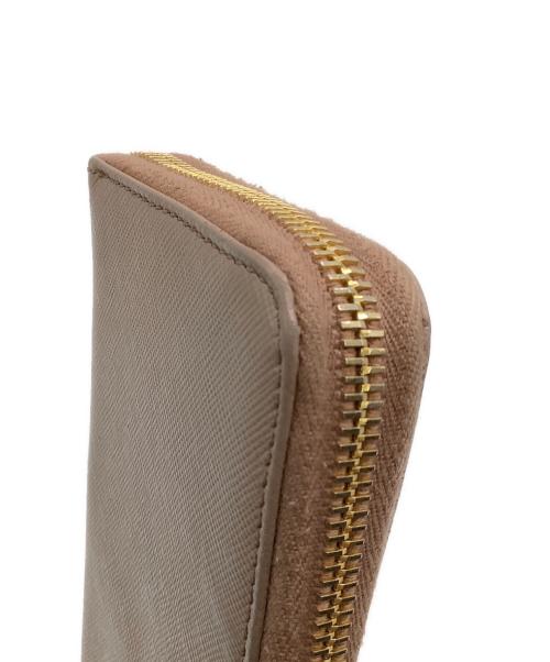 PRADA（プラダ）PRADA (プラダ) サフィアーノ 長財布 ライトブラウンの古着・服飾アイテム