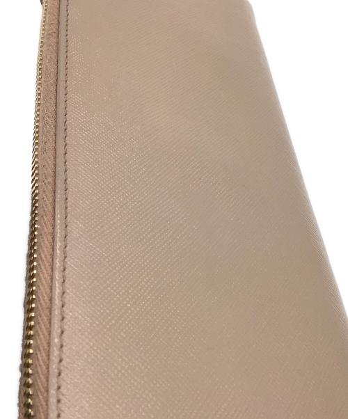 PRADA（プラダ）PRADA (プラダ) サフィアーノ 長財布 ライトブラウンの古着・服飾アイテム