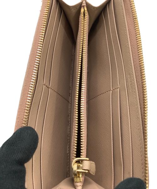 PRADA（プラダ）PRADA (プラダ) サフィアーノ 長財布 ライトブラウンの古着・服飾アイテム