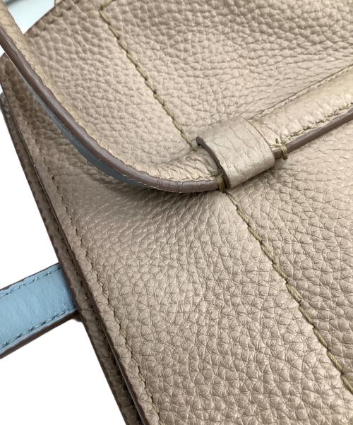 Salvatore Ferragamo（サルヴァトーレ フェラガモ）Salvatore Ferragamo (サルヴァトーレ フェラガモ) エイミー ハンドバッグ ブラウン×ブルーの古着・服飾アイテム