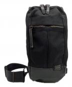PORTERポーター）の古着「HEAT SLING SHOULDER BAG（ヒート スリンガー ショルダーバッグ）」｜ブラック