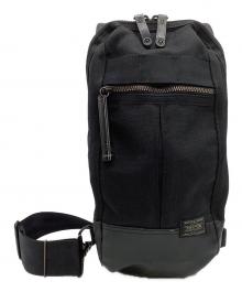 PORTER（ポーター）の古着「HEAT SLING SHOULDER BAG（ヒート スリンガー ショルダーバッグ）」｜ブラック
