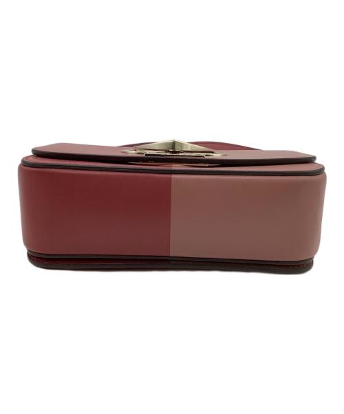 Kate Spade（ケイトスペード）Kate Spade (ケイトスペード) ニコラ ツイストロック ミニショルダーバッグ ピンク×レッドの古着・服飾アイテム