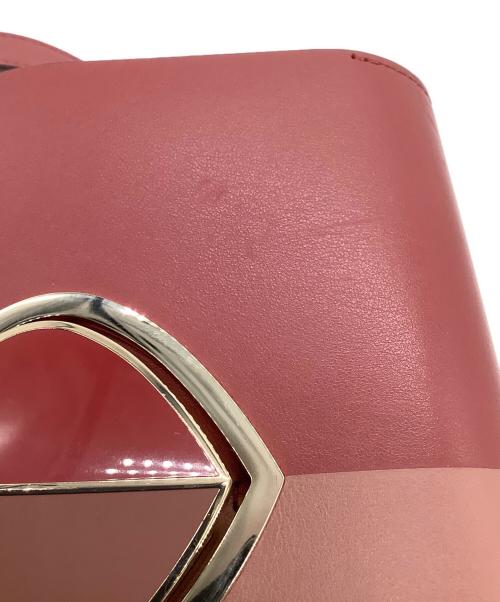 Kate Spade（ケイトスペード）Kate Spade (ケイトスペード) ニコラ ツイストロック ミニショルダーバッグ ピンク×レッドの古着・服飾アイテム