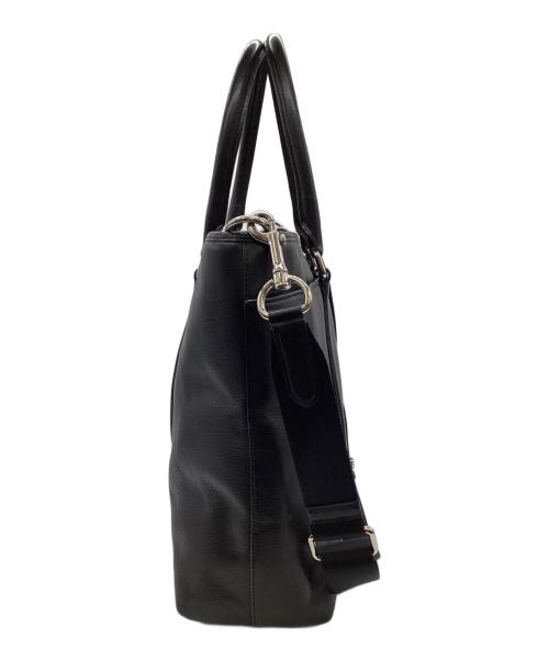 COACH（コーチ）COACH (コーチ) レザートートバッグ ブラックの古着・服飾アイテム