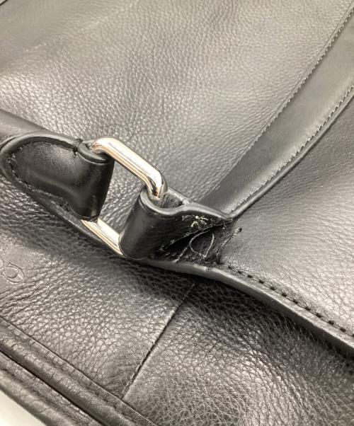 COACH（コーチ）COACH (コーチ) レザートートバッグ ブラックの古着・服飾アイテム