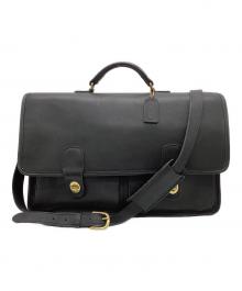 COACH（コーチ）の古着「ビジネス ショルダーバッグ」｜ブラック