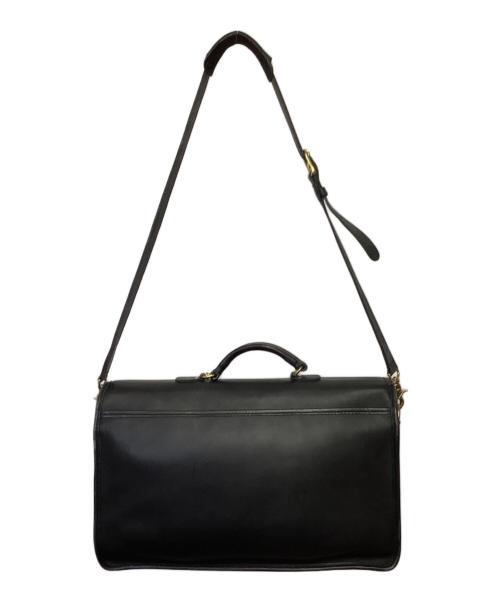COACH（コーチ）COACH (コーチ) ビジネス ショルダーバッグ ブラックの古着・服飾アイテム