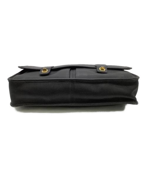 COACH（コーチ）COACH (コーチ) ビジネス ショルダーバッグ ブラックの古着・服飾アイテム