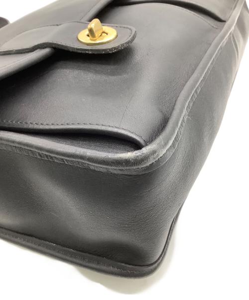COACH（コーチ）COACH (コーチ) ビジネス ショルダーバッグ ブラックの古着・服飾アイテム