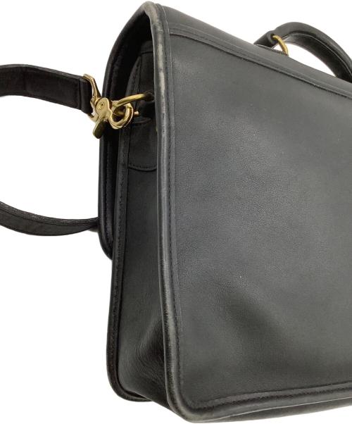 COACH（コーチ）COACH (コーチ) ビジネス ショルダーバッグ ブラックの古着・服飾アイテム