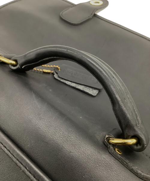 COACH（コーチ）COACH (コーチ) ビジネス ショルダーバッグ ブラックの古着・服飾アイテム