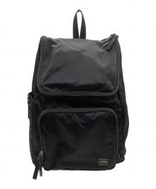 PORTER（ポーター）の古着「PLAN RUCKSACK（プラン ラックサック）」｜ブラック