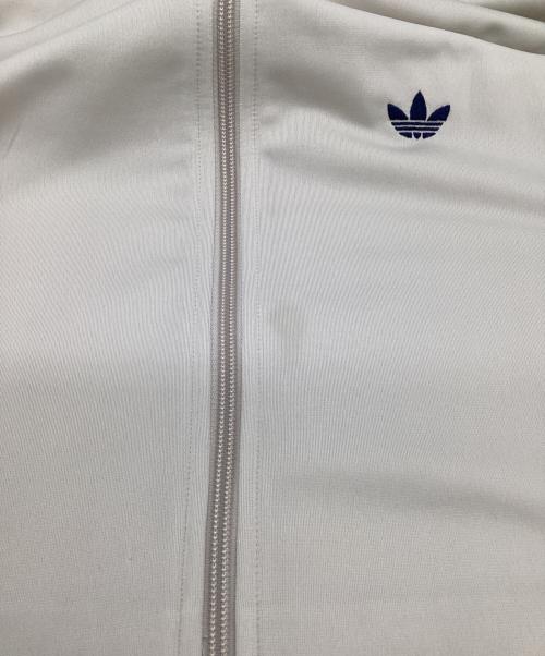 adidas Originals（アディダスオリジナル）adidas Originals (アディダスオリジナル) ベッケンバウアー トラックジャケット（ジェンダーニュートラル） アイボリー×ネイビー サイズ:J/Sの古着・服飾アイテム