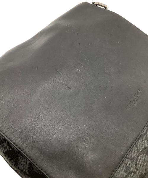 COACH（コーチ）COACH (コーチ) チャールズ シグネチャー メッセンジャーバッグ ブラックの古着・服飾アイテム