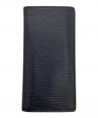 LOUIS VUITTONルイ ヴィトン）の古着「エピ ポルトフォイユ ブラザ 長財布」｜ネイビー