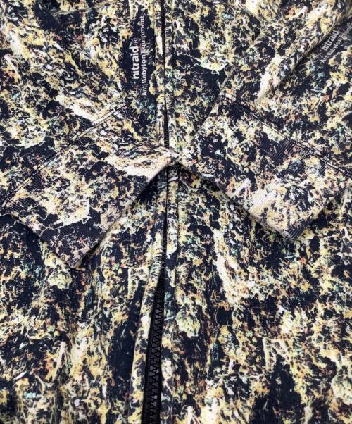 NITRAID（ナイトレイド）NITRAID (ナイトレイド) ジップパーカー イエロー×ブラック サイズ:XLの古着・服飾アイテム